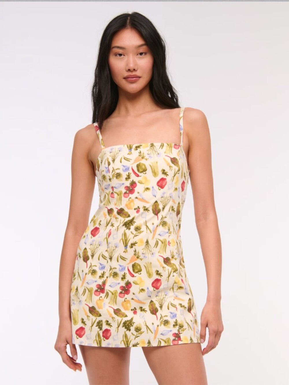 Abercrombie Vegetable Print Women's Bra-Free Everyday Skort (Size: LP)